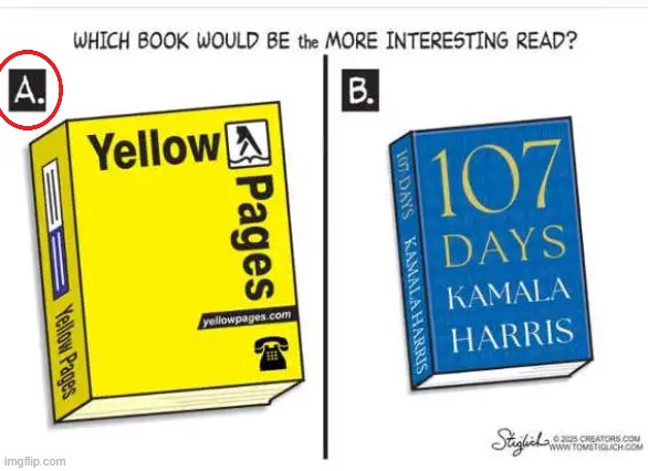 Well, that was EASY! | image tagged in kamala harris,dumb people,dumb,aint nobody got time for that,book | made w/ Imgflip meme maker