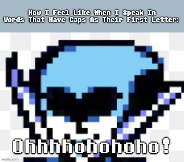 *Laughter* | How I Feel Like When I Speak In Words That Have Caps As Their First Letter:; Ohhhhohohoho! | image tagged in memes,deltarune queen | made w/ Imgflip meme maker