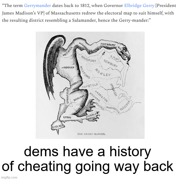 dems have a history of cheating going way back | made w/ Imgflip meme maker
