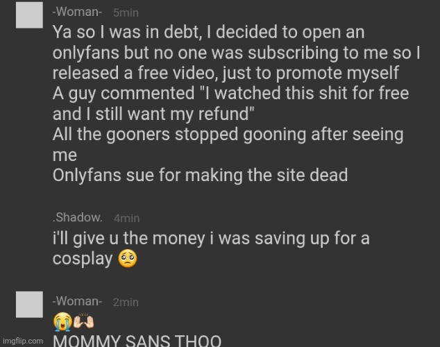 made w/ Imgflip meme maker