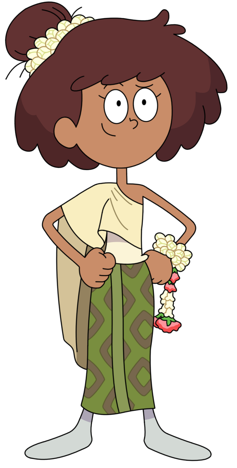 Anne Boonchuy in her Tradition Thai Outfit Blank Meme Template