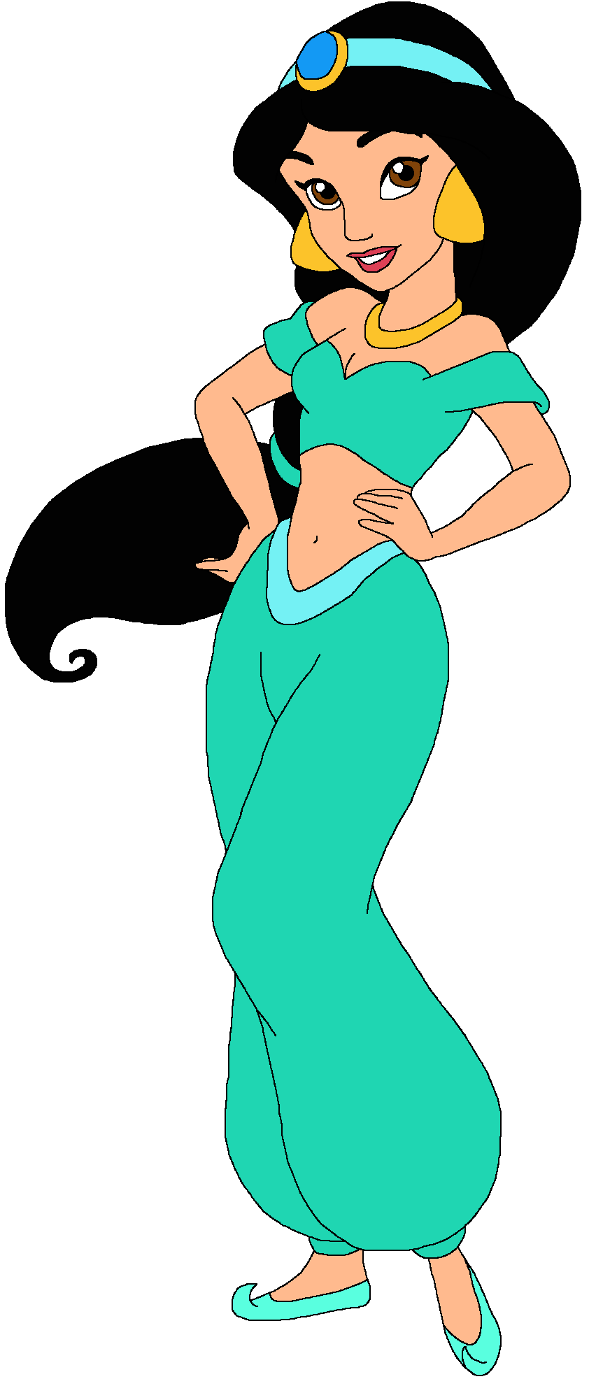 Princess Jasmine (gamerlucho12) Blank Meme Template