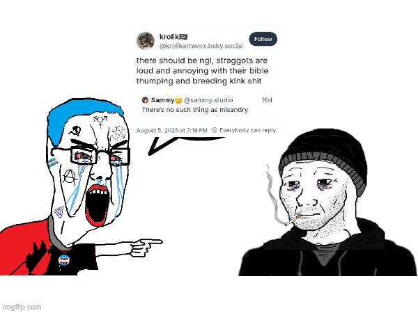 bluesky heterophobes are not in reality | image tagged in bluesky heterophobe | made w/ Imgflip meme maker