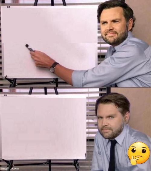 JD Vance before and after Blank Meme Template