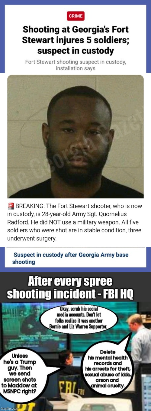 After every shooting | image tagged in fbi,mass shooting | made w/ Imgflip meme maker