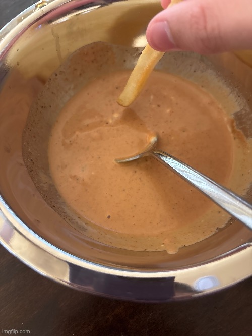 I found a cane’s sauce recipe it works holy shit it tastes so good fowofkdowkgospclgpzlzldvesodocofpelcpvovotoekejrjrjtjrkrtmrme | made w/ Imgflip meme maker