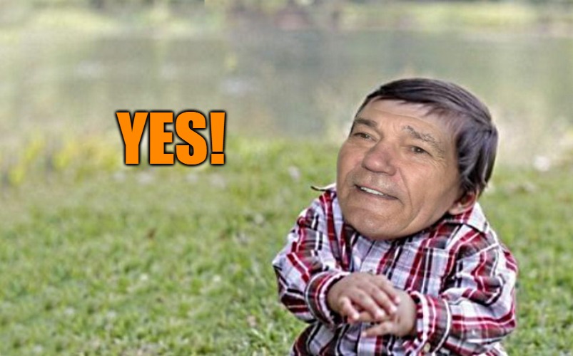 evil-kewlew-toddler | YES! | image tagged in evil-kewlew-toddler | made w/ Imgflip meme maker