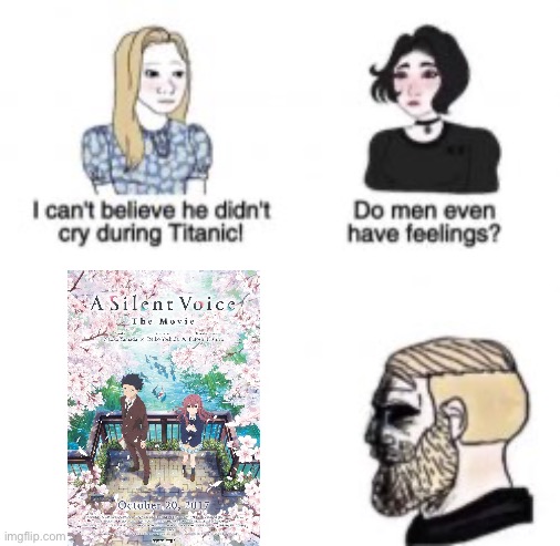 I can't believe he didn't cry during Titanic! | image tagged in i can't believe he didn't cry during titanic | made w/ Imgflip meme maker