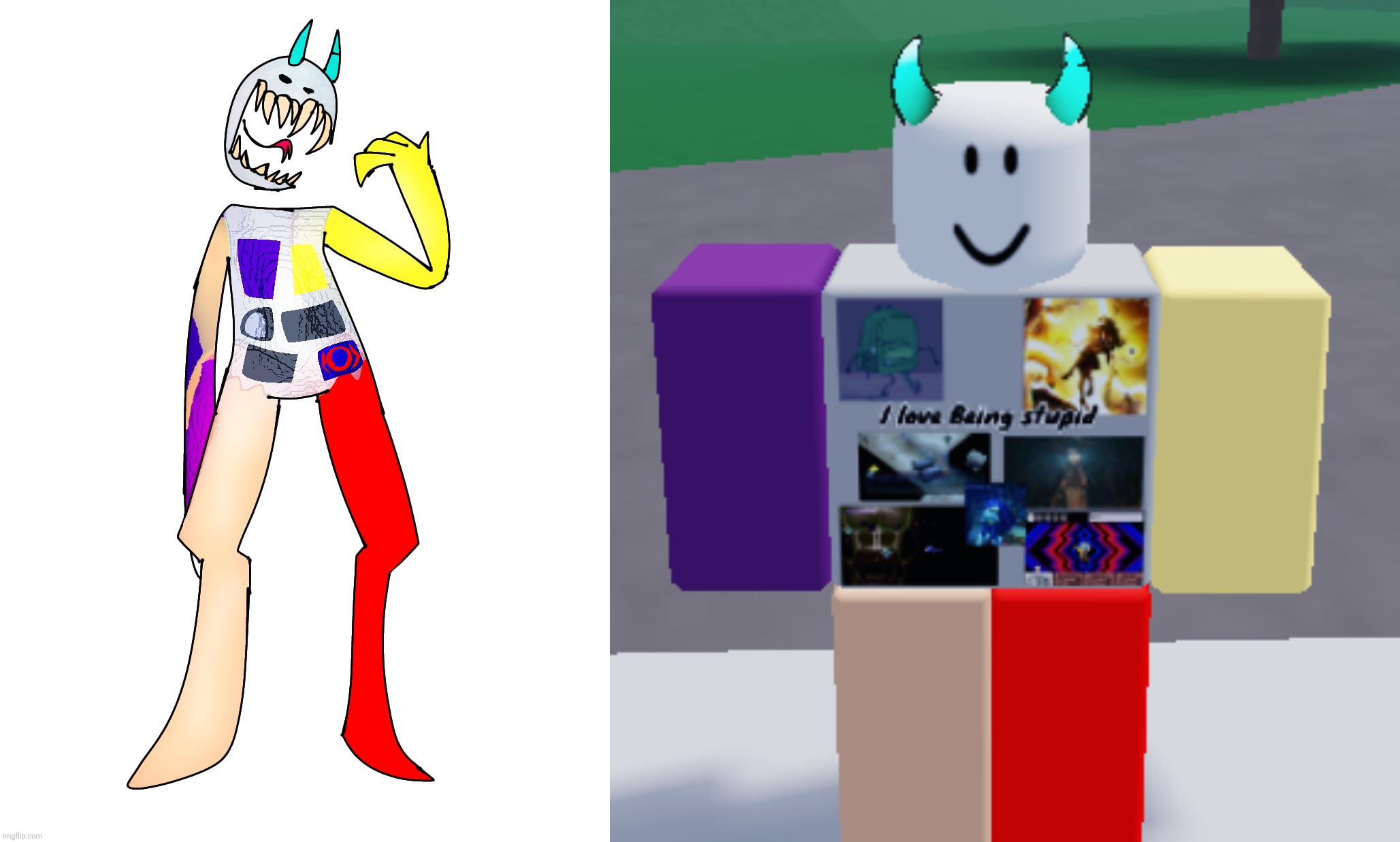 Crappy doodle of my avatar | made w/ Imgflip meme maker