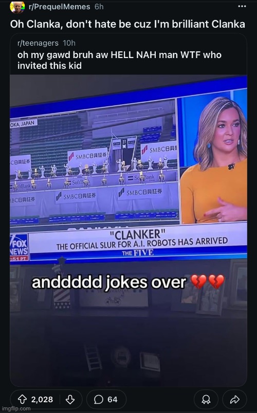 Pack it up guys. Clanker is no longer a joke | made w/ Imgflip meme maker