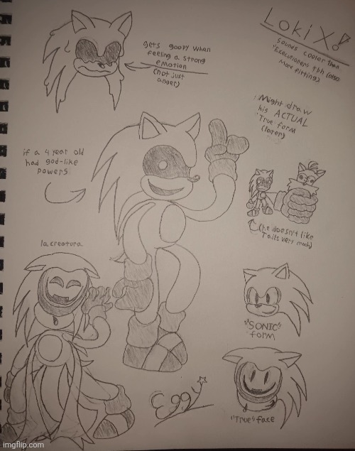 Drew this guy on paper with a more fleshed out design, tell me if yall'd like me to make his true form | made w/ Imgflip meme maker