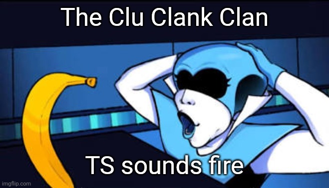 Nananab?!?!?! | The Clu Clank Clan; TS sounds fire | image tagged in nananab | made w/ Imgflip meme maker