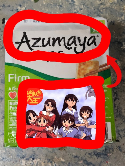 azumaya | image tagged in azumanga daioh,name soundalikes,name soundalike,shitpost | made w/ Imgflip meme maker