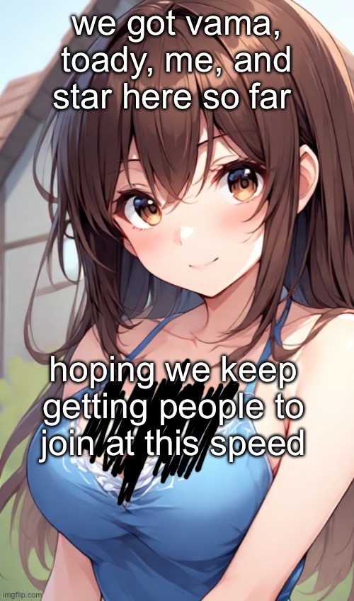 no titties for you, go goon to someone else | we got vama, toady, me, and star here so far; hoping we keep getting people to join at this speed | image tagged in masqueradess | made w/ Imgflip meme maker