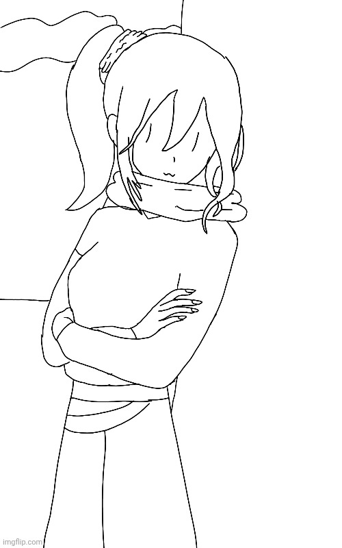 scarf request (normal art? in MY msmg??) | made w/ Imgflip meme maker