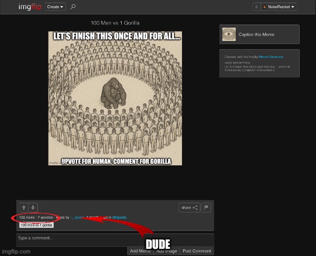 DUDE | made w/ Imgflip meme maker