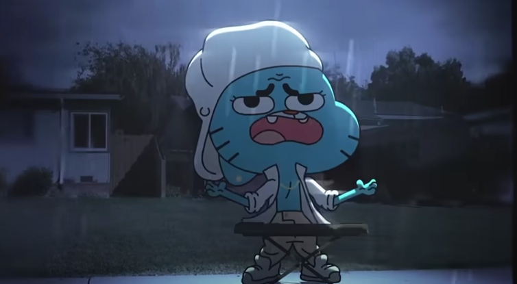 High Quality Gumball rain Blank Meme Template