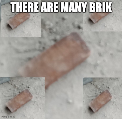 Brik | THERE ARE MANY BRIK | image tagged in brik | made w/ Imgflip meme maker