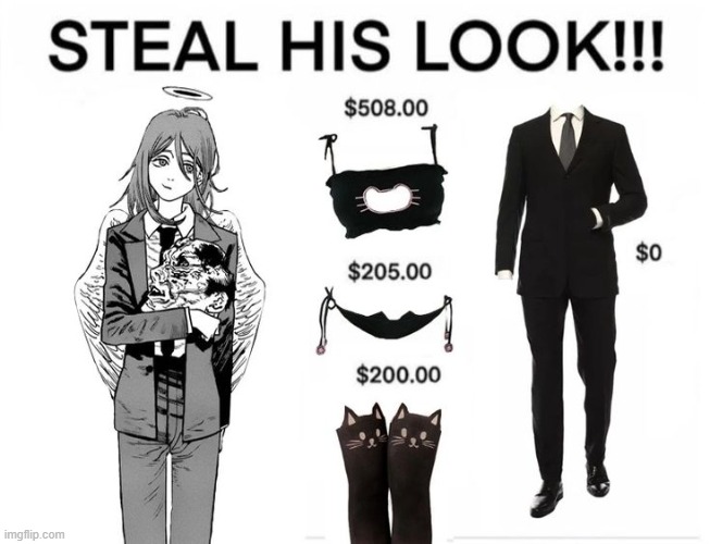 image tagged in chainsaw man,angel devil | made w/ Imgflip meme maker