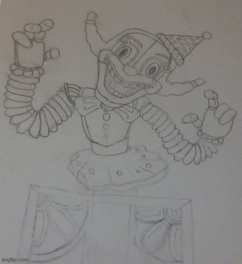 Jackie is backie | image tagged in fnaf,drawings | made w/ Imgflip meme maker
