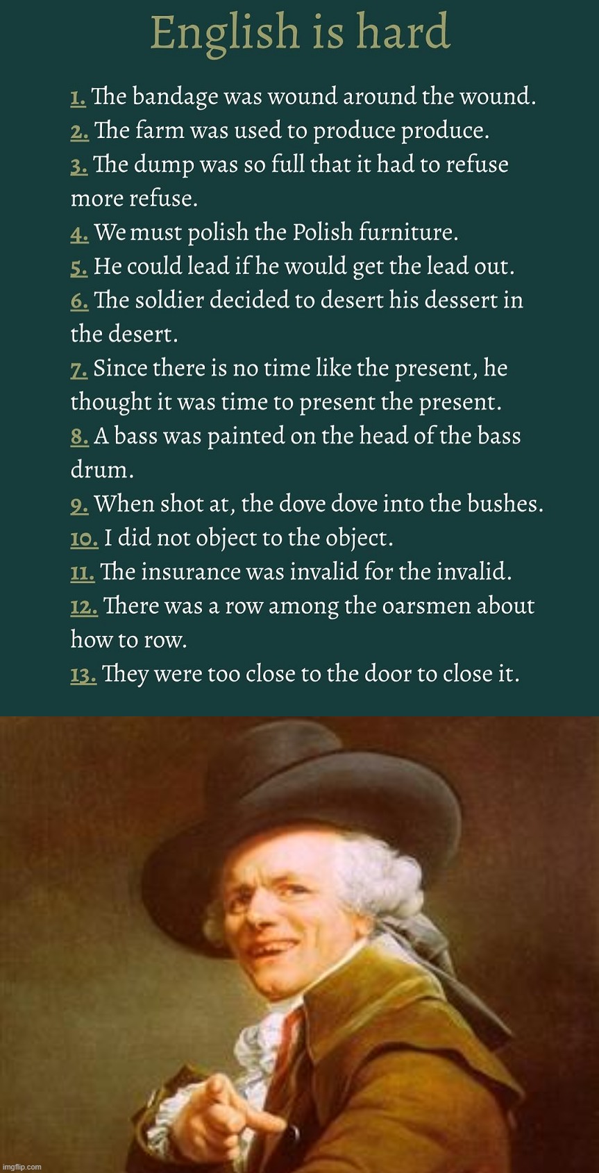 image tagged in ye olde englishman | made w/ Imgflip meme maker