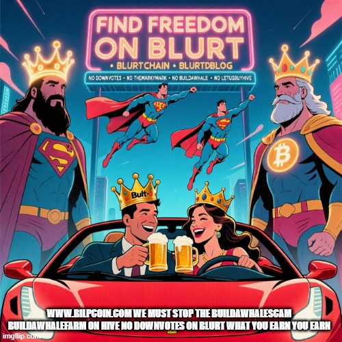 WWW.BILPCOIN.COM WE MUST STOP THE BUILDAWHALESCAM BUILDAWHALEFARM ON HIVE NO DOWNVOTES ON BLURT WHAT YOU EARN YOU EARN | made w/ Imgflip meme maker