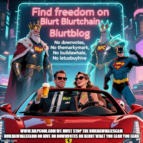WWW.BILPCOIN.COM WE MUST STOP THE BUILDAWHALESCAM BUILDAWHALEFARM ON HIVE NO DOWNVOTES ON BLURT WHAT YOU EARN YOU EARN | made w/ Imgflip meme maker