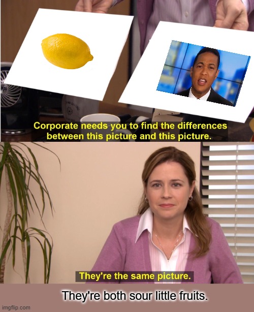 They're The Same Picture Meme | They're both sour little fruits. | image tagged in memes,they're the same picture,sour,fruit | made w/ Imgflip meme maker