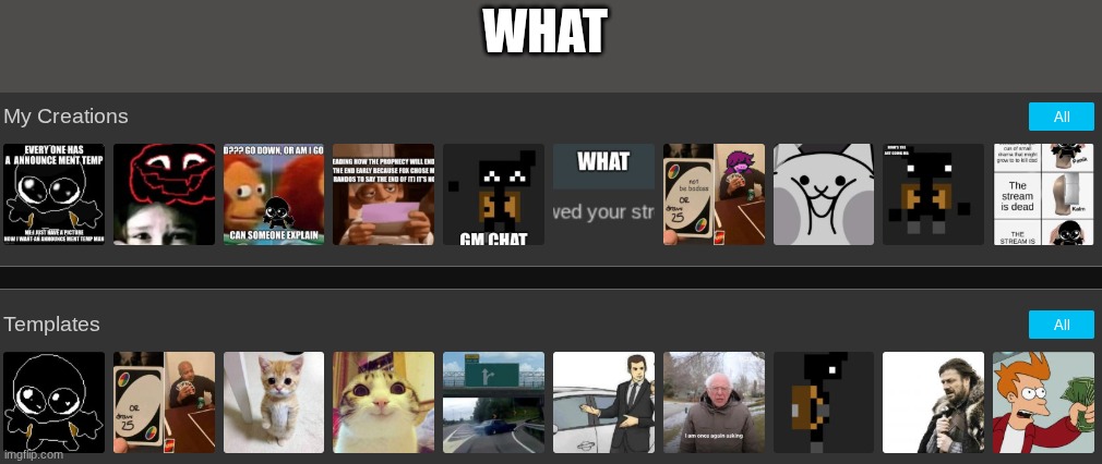 ??? poger??? | WHAT | image tagged in sans of topic | made w/ Imgflip meme maker