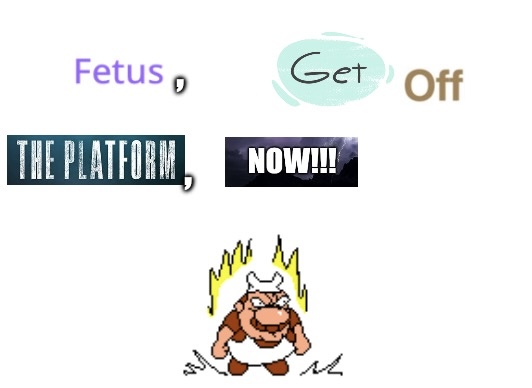 Get off Blank Meme Template