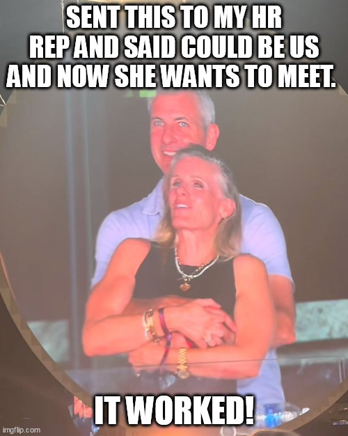 sent this to my hr rep and said could be us and now she wants to meet. it worked! | SENT THIS TO MY HR REP AND SAID COULD BE US AND NOW SHE WANTS TO MEET. IT WORKED! | image tagged in coldplay concert,funny,hr,ceo,astronomer,coldplay | made w/ Imgflip meme maker