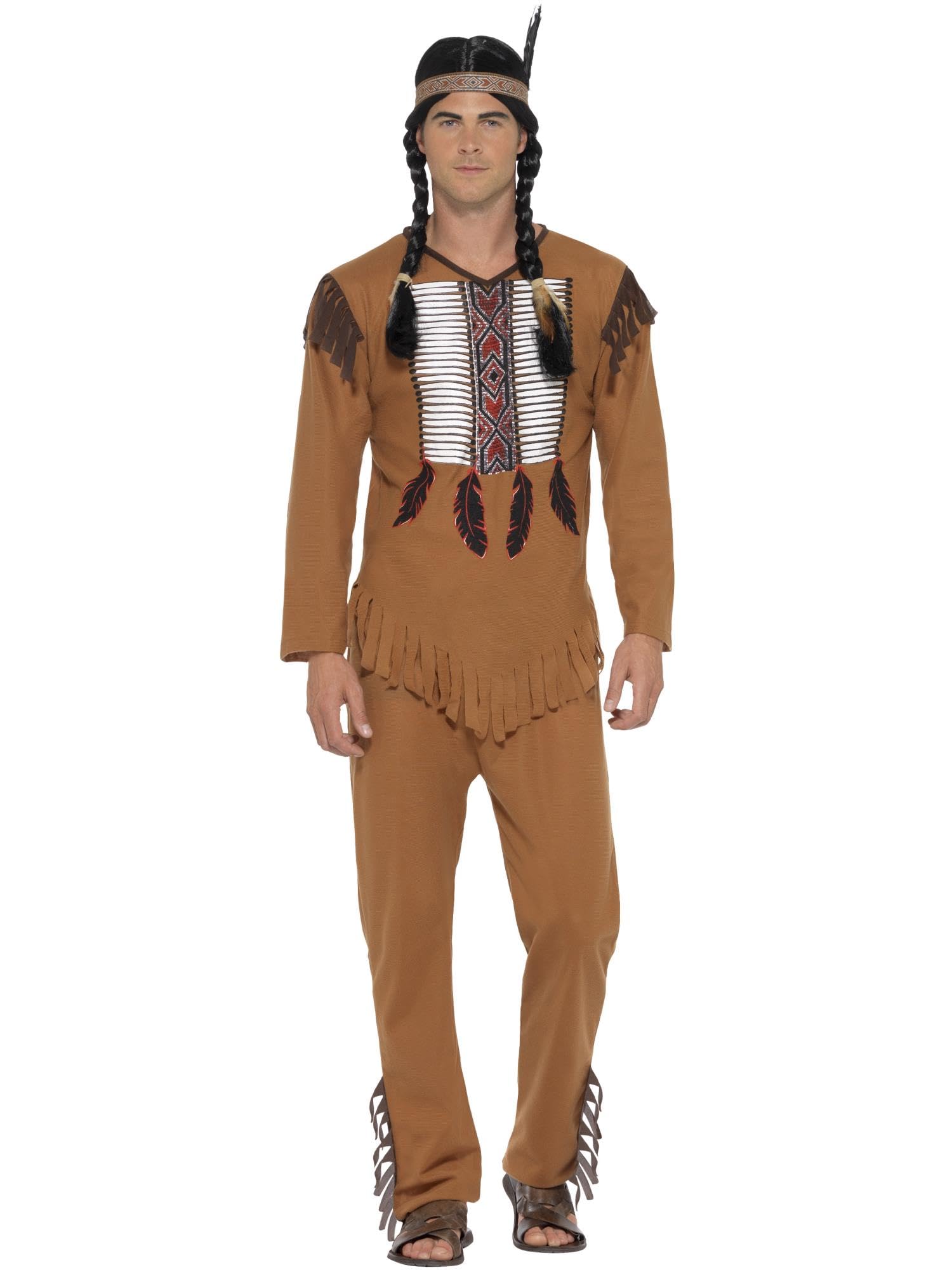 Amazon.com: Smiffy's Native American Indian Brave Adult Costume Blank Meme Template