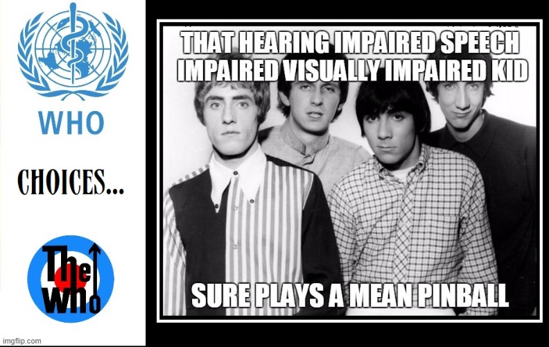 Name that Tune:  Knock Knock!  Who's There? | image tagged in vince vance,tommy,the who,roger daltrey,memes,elton john | made w/ Imgflip meme maker