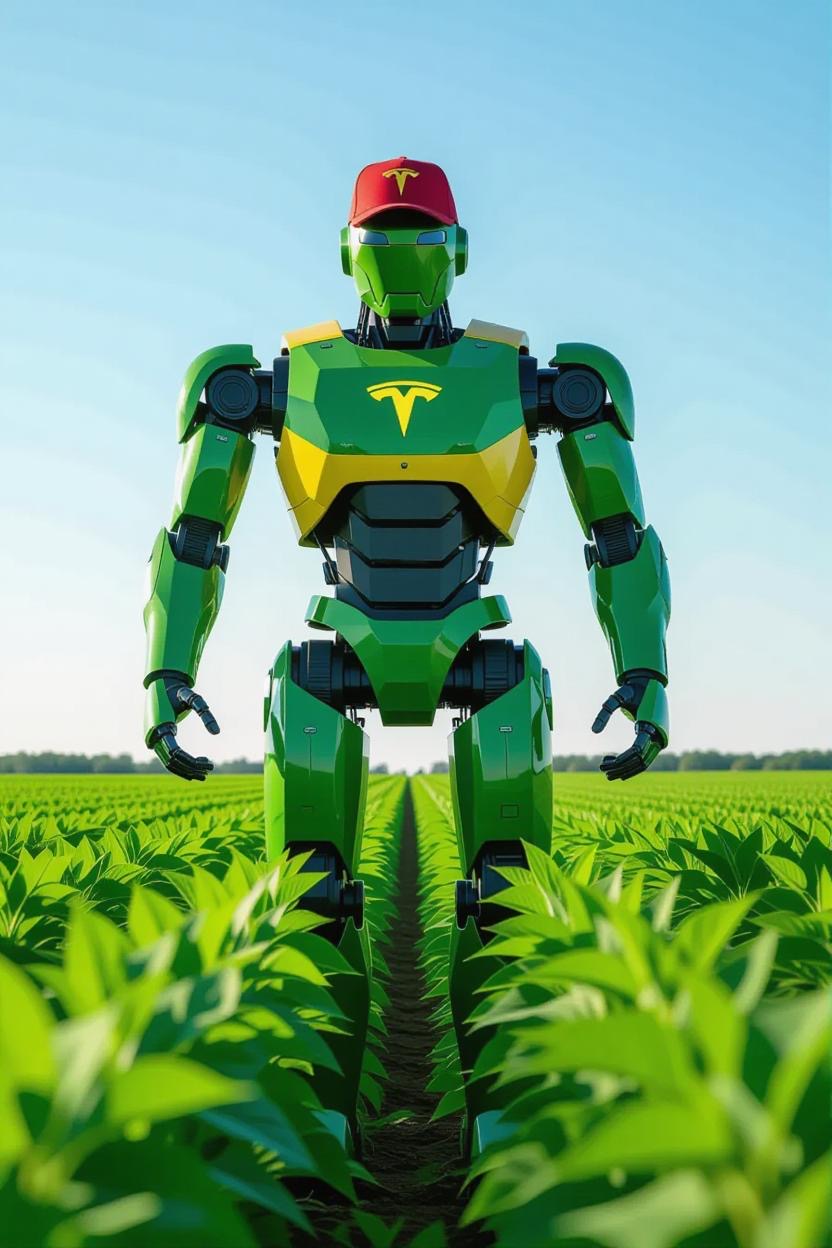 Tesla Optimus Worker Blank Meme Template