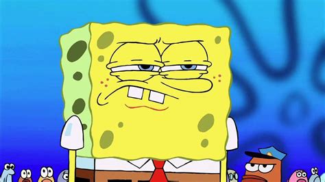 SpongeBob hating Blank Meme Template