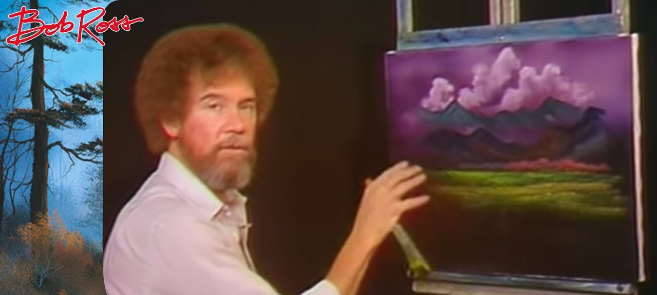 Bob Ross 1999 Blank Meme Template