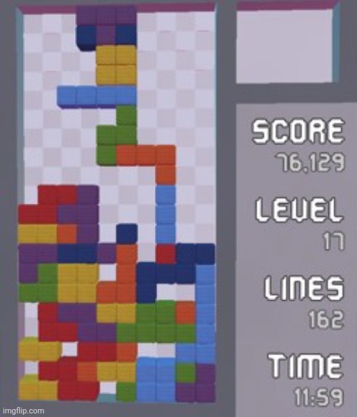 My Tetris high score | made w/ Imgflip meme maker