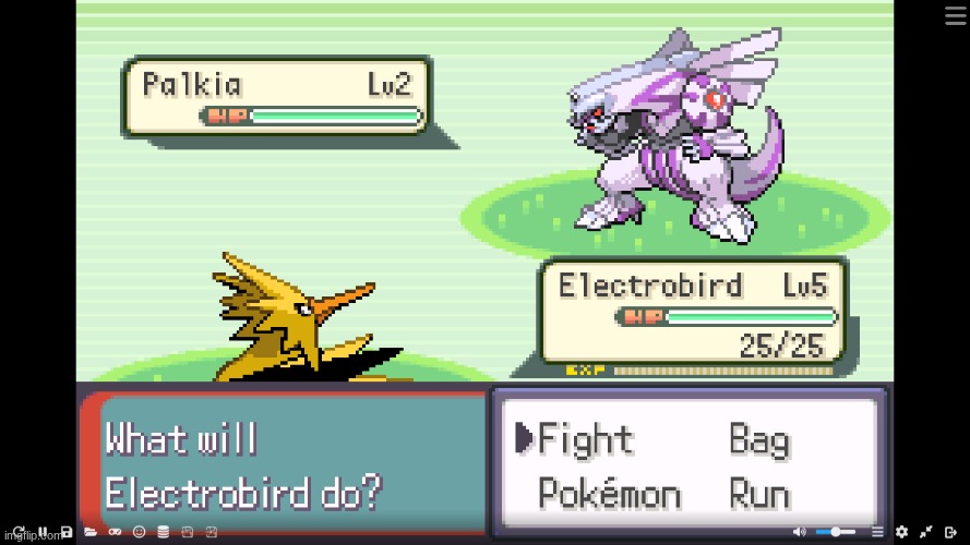 palkia fuck off i don't have any pokeballs yet :heartbreak: | made w/ Imgflip meme maker
