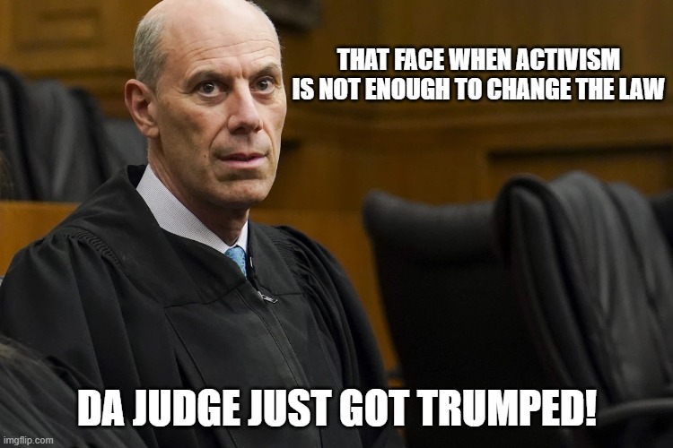 In the battle between MAGA and activism, MAGA wins | THAT FACE WHEN ACTIVISM IS NOT ENOUGH TO CHANGE THE LAW; DA JUDGE JUST GOT TRUMPED! | image tagged in lunatic activist judge james jeb boasberg,maga,lawfare,democrat war on america,deport judges,learn to code | made w/ Imgflip meme maker