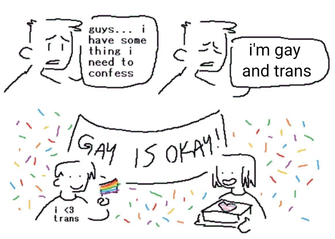 Gay is Okay! Blank Meme Template