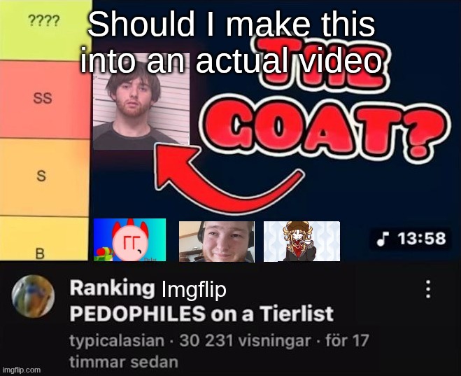 Should I make this into an actual video | made w/ Imgflip meme maker