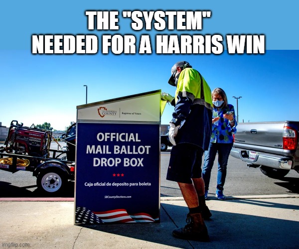 THE "SYSTEM"
NEEDED FOR A HARRIS WIN | made w/ Imgflip meme maker