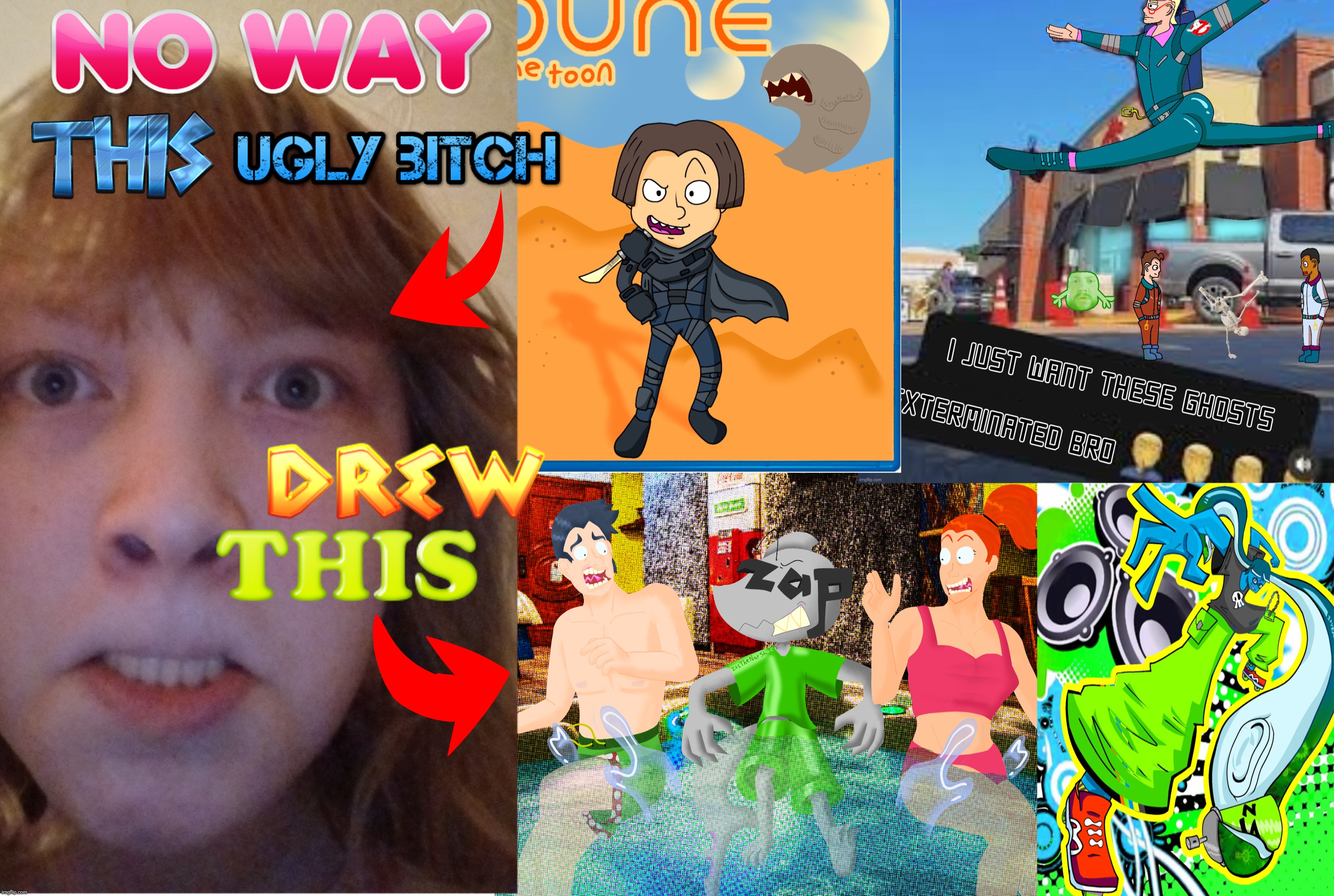 When you see me and my art side by side shit feels so wrong but yes I drew allat | made w/ Imgflip meme maker