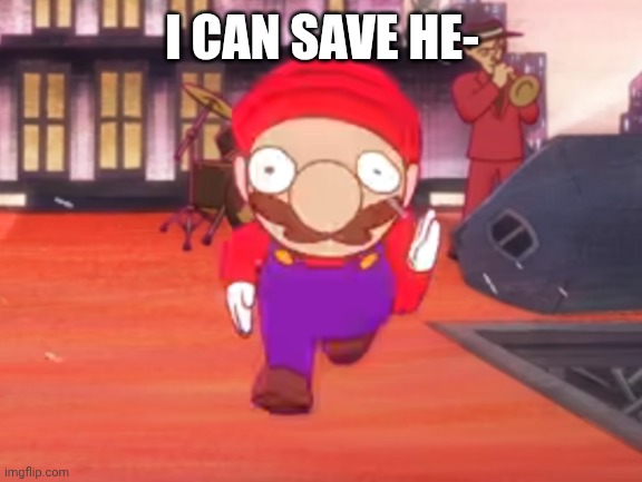 Mario POV | I CAN SAVE HE- | image tagged in mario pov | made w/ Imgflip meme maker