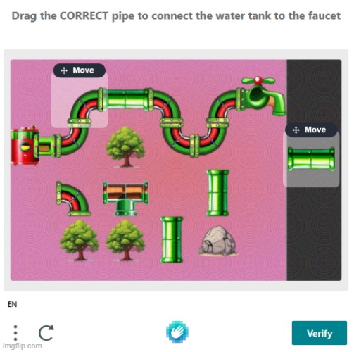 Why is this captcha making me do a minigame | made w/ Imgflip meme maker