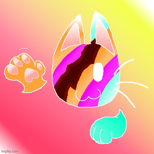 Demoncat (I don't know if this is supposed to be marked NSFW cuz of mild gore) | image tagged in cats,art,interactionsystem | made w/ Imgflip meme maker