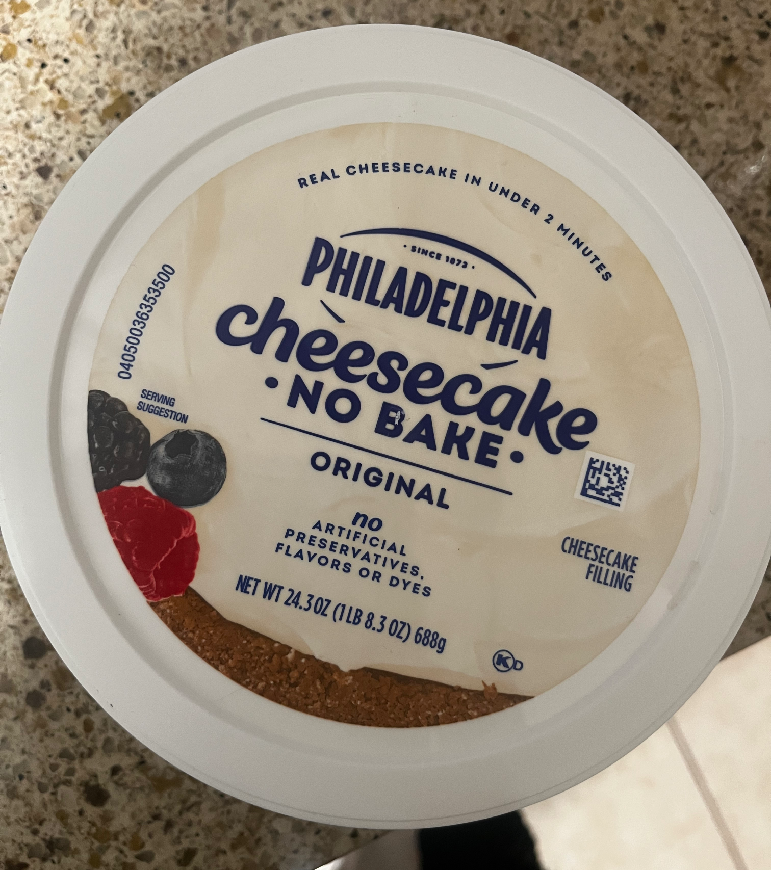Cheesecake in a Tub Blank Meme Template