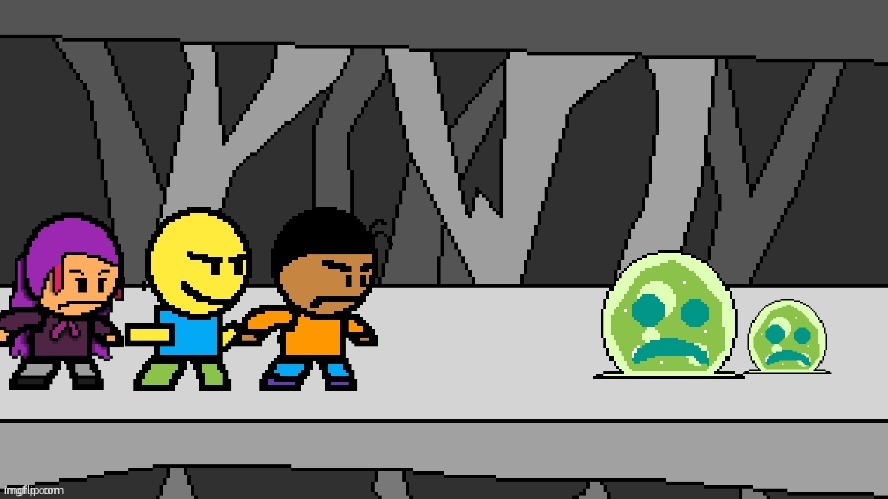 Slime Cave | image tagged in slime cave | made w/ Imgflip meme maker