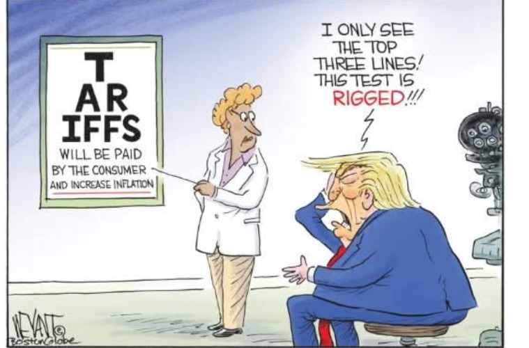 Did you hear about the MAGA guy who had to pay $300 for a UPS charge-on-delivery due to a tariff? He cried like a confused baby. | image tagged in maga feels tariffs,maga chose to be ignorant,maga didn't pay attention to real news | made w/ Imgflip meme maker