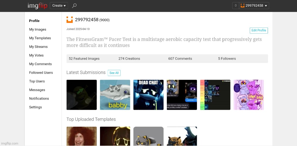 I have reached 9000 Points | image tagged in touch grass,funi,i am speed | made w/ Imgflip meme maker